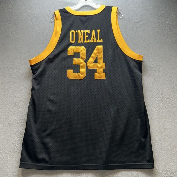 Vintage Shaquille ONeal Jersey Mens 3XL Los Angeles Lakers Black Nike 34 Shaq - Picture 8 of 10